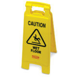 RCP 6112-77 YW Rubbermaid Commercial Caution Wet Floor Floor Sign by Rubbermaid