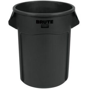 RCP 1779739  Rubbermaid BRUTE 55 Gallon Black Round Trash Can by Rubbermaid
